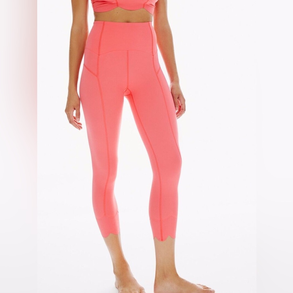 FREE PEOPLE Movement Petal Pusher Leggings Strawberry Pink